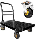 Heavy Duty Platform Truck Flat Cart Hand Trucks, 1500 to 2000Lbs Steel Push by LIBEROLL