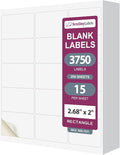 NextDayLabels – 2"-11/16 x 2 Rectangular Sticker Labels by NextDayLabels