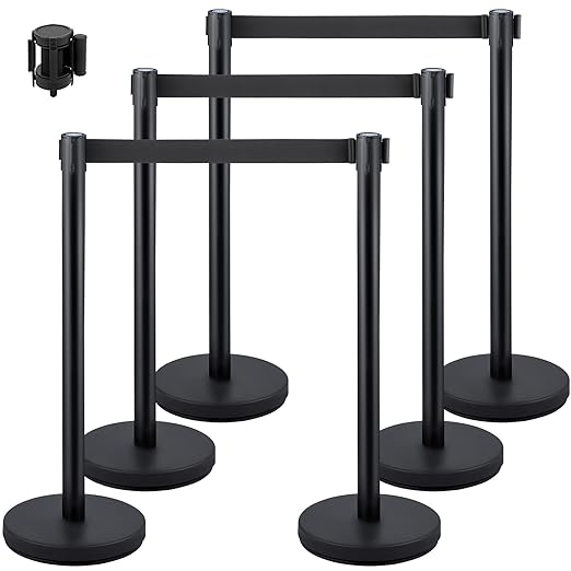 VEVOR Crowd Control Stanchions, Stanchion Posts Queue Pole by VEVOR