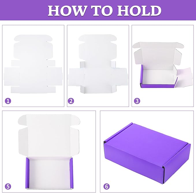 Spakon 50 Packs Shipping Boxes Cardboard Corrugated Mailer Packaging Boxes - Image 4