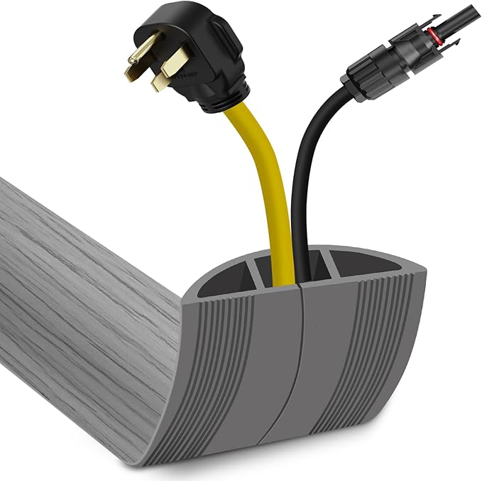 Floor Cord Cover 10FT Cord Covers by JAHOMFAI