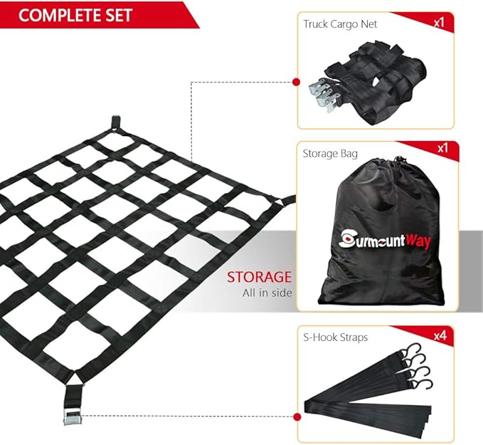 Surmountway Heavy Duty Cargo Net - Image 7