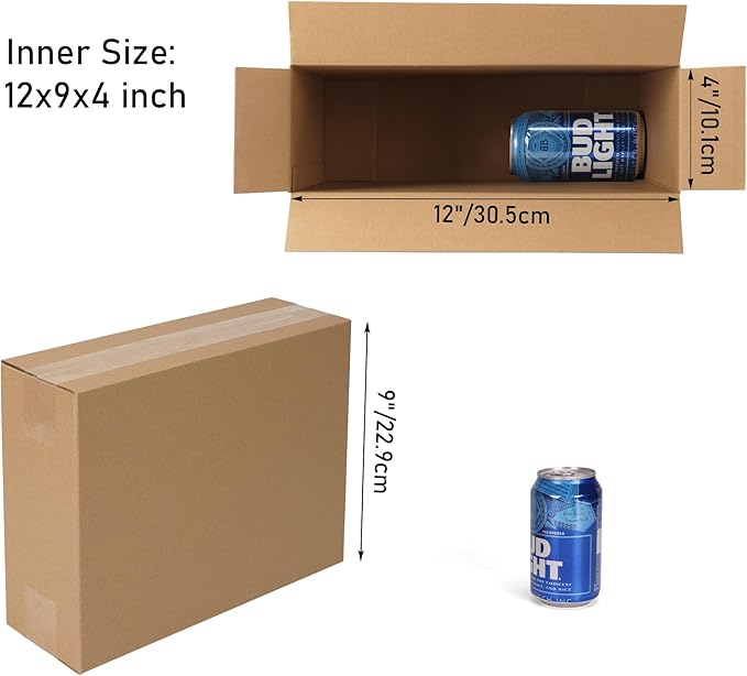 CRUGLA 40 Packs 12x9x4 Shipping Boxes - Image 2