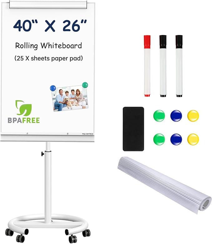 TSJ OFFICE Mobile Standing Whiteboard by TSJOFFICE