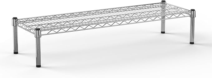 14''W x 42''L x 8''H Chrome Plated Wire Dunnage Rack | Off The Floor Storage by Regal+Altair