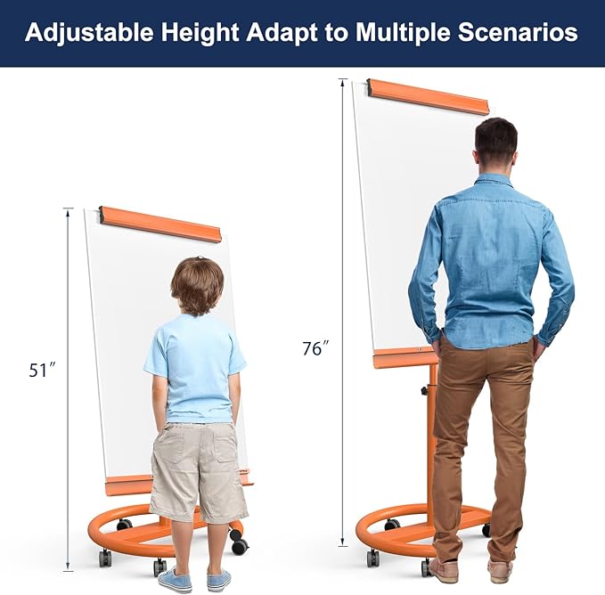 TSJ OFFICE Mobile Whiteboard Magnetic - Image 3