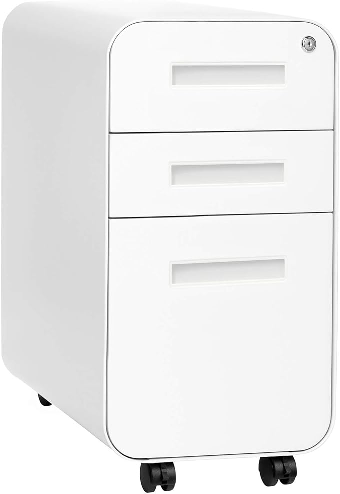Laura Davidson Furniture Stockpile Slim 3-Drawer Mobile File Cabinet by LauraDavidsonFurniture