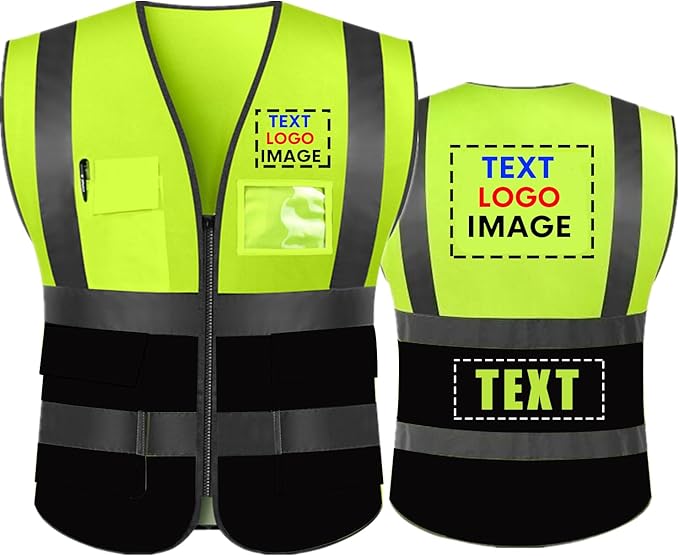 High Visibility Safety Reflective Vest by DOBYYUNZHEN