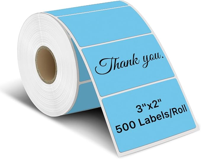 iEager 3" x 2" Thermal Labels, Rectangle Thermal Printer Stickers, by iEager