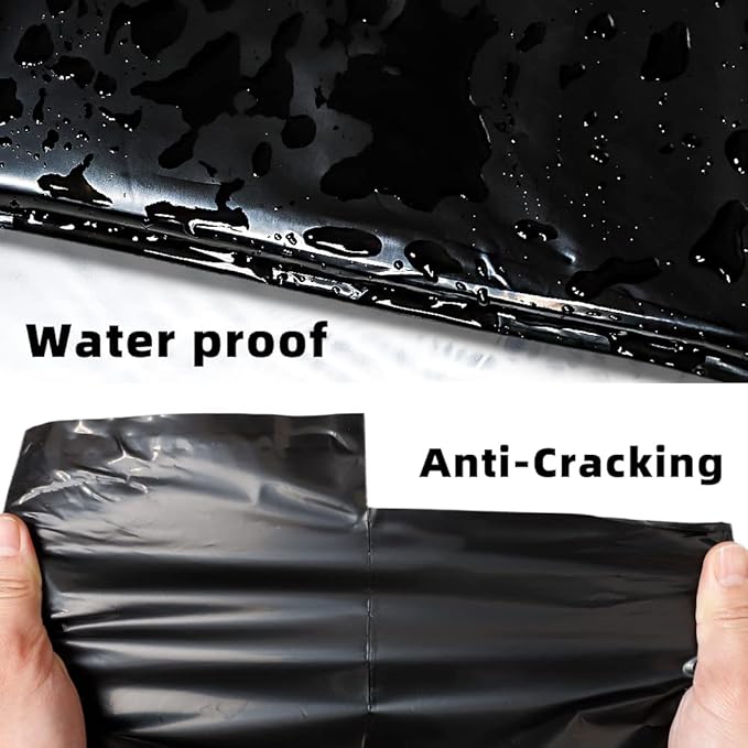 POLYSELLS 500 pcs 12x15.5 Inches Black Poly Mailers Shipping Envelopes - Image 4