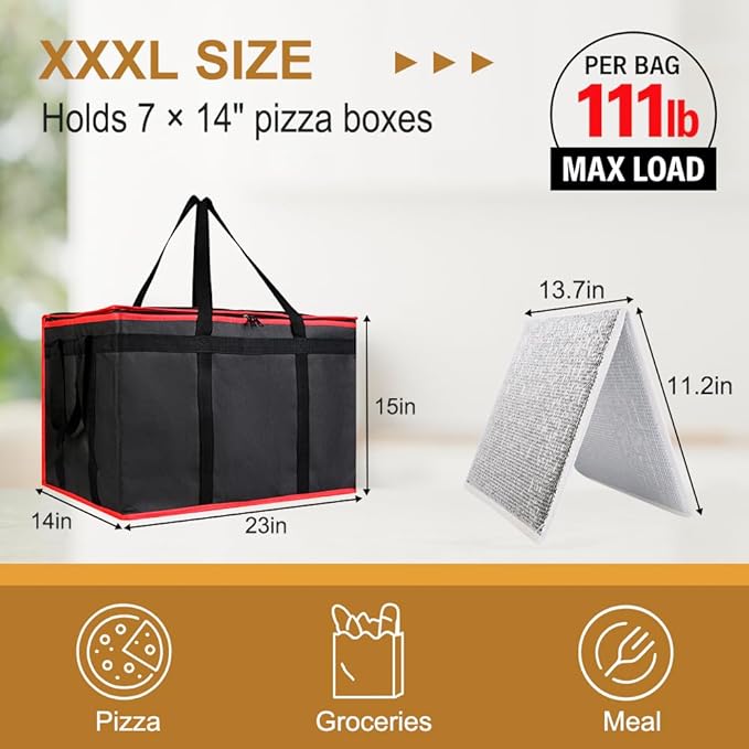 mosago Insulated Food Delivery Bag - Image 2