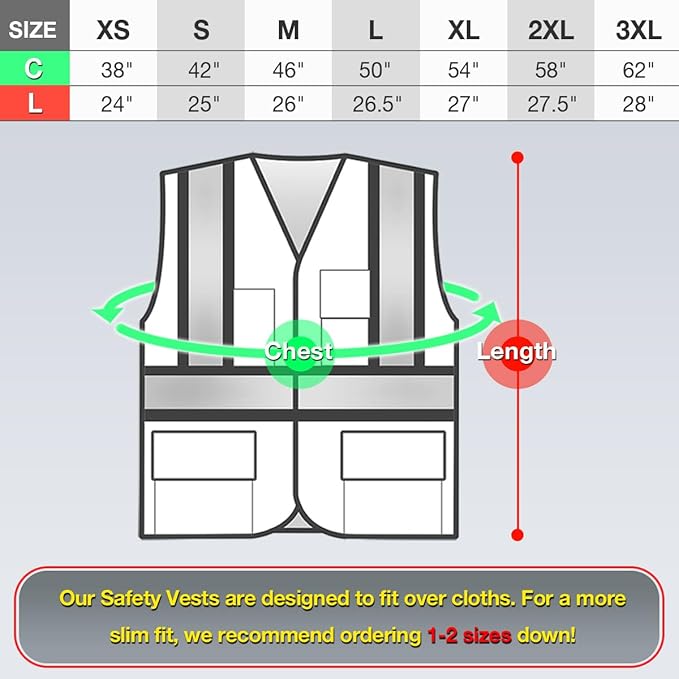 KAYGO Safety Vest with Pockets - Image 5