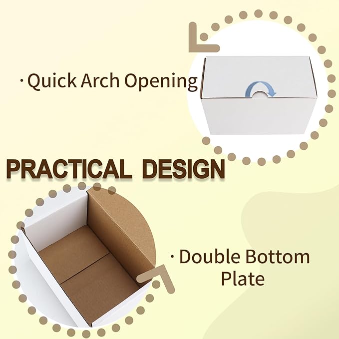 WIFTREY 40 Pack 6x4x3 Small Shipping Boxes - Image 4