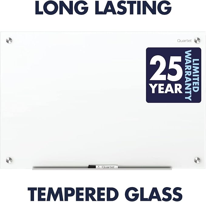Quartet Dry Erase Board, Magnetic Whiteboard 6' x 4', Glass Board - Image 4