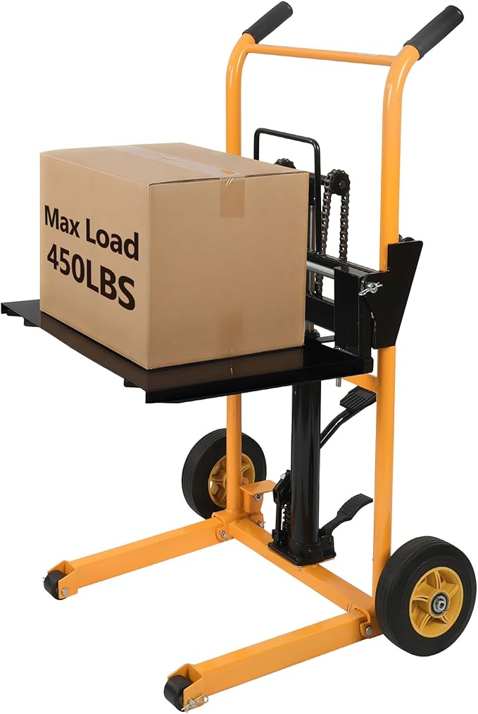 Manual Forklift Pallet Stakcer 43.3" Lift Height by Unknown