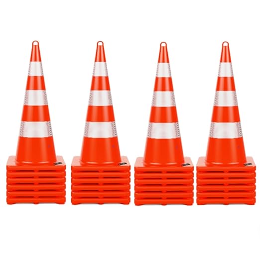 BATTIFE Traffic Safety Cones 36 Inch by BATTIFE