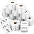 2.25" x 1.25" 3-Proof White Direct Thermal Labels by LabelChoice