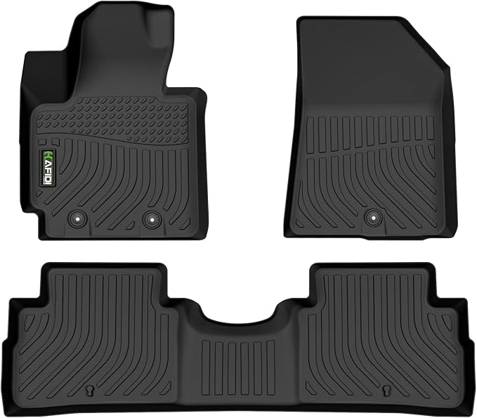 HAFIDI® Floor Mats Fit for 2014-2019 Kia Soul All Weather Protection TPE by HAFIDI