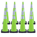 BESEA 8Pack 36” inch Traffic Cones Blue Road Parking Cones Construction Safety by BeSea