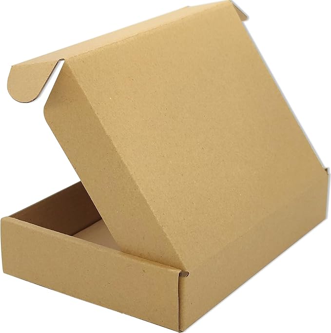 Small Brown Shipping Boxes for Small Business Pack of 25-11x8x2 inches - Image 4