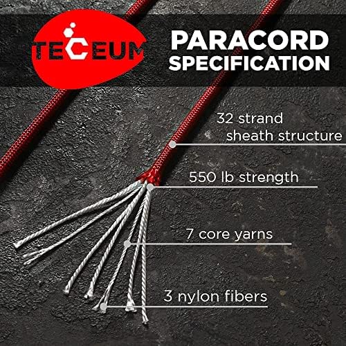 Paracord Rope 550 lb 4mm – Parachute Cord – Utility Camping Rope - Image 2