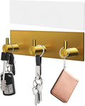 VIS'V Key Holder Wall Mount, Small Metal Self Adhesive Key Hanger by VISV