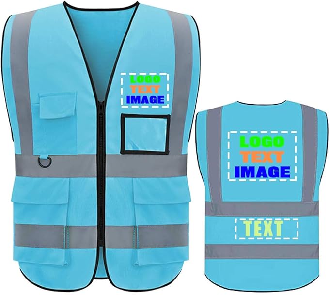 High Visibility Safety Reflective Vest by DOBYYUNZHEN
