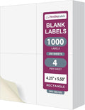 NextDayLabels – 4-1/4" x 5-1/2" Rectangular Sticker Labels by NextDayLabels