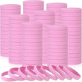 Liliful 100 Pcs Silicone Rubber Wristbands Rubber Wristband Bracelet Bands by Liliful