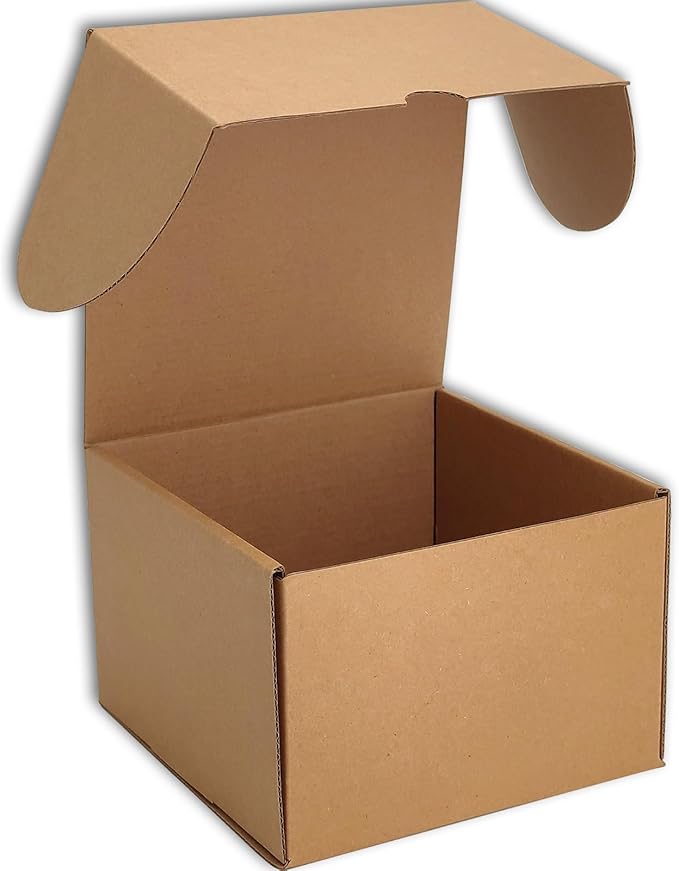 6x6x4 inches Small Shipping Boxes Set of 25 - Image 2