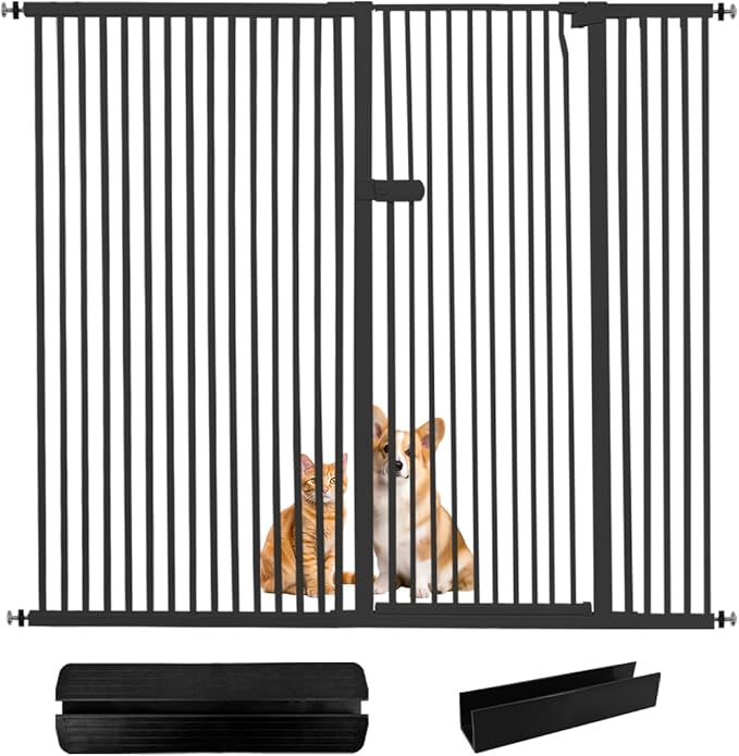 Lumizone Extra Tall Cat Gate 55.12" High Pressure Mounted Extra Wide 2025 New by Lumizone