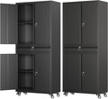 Metal Garage Storage Cabinet by LISSIMO