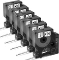 6X Replace for DYMO Label Maker Refills 1/2 in x 23Ft White 45013 by Freshworld