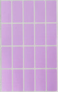 Royal Green 1.57 inch x 0.75 inch Stickers Rectangular Labels in Pastel Purple by RoyalGreen