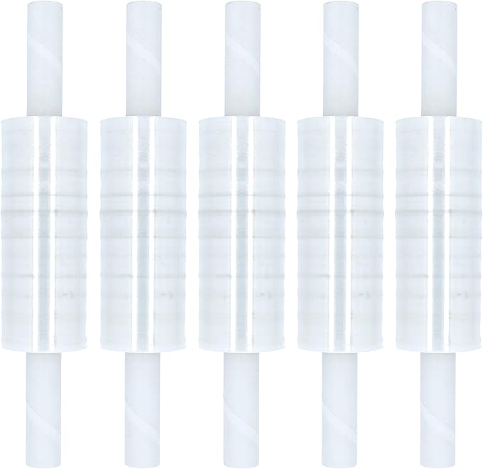 Pallet Wrap Stretch Film, Extended Core Handle, 20 Inch x 1000 Feet, 80 Gauge - Image 2