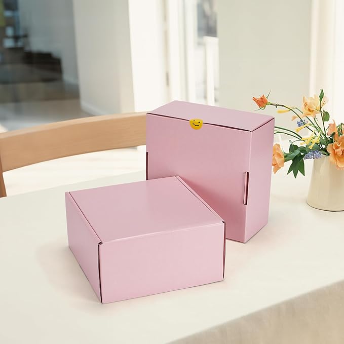 HORLIMER 8x8x4 inches Shipping Boxes Set of 25, Small Business - Image 6