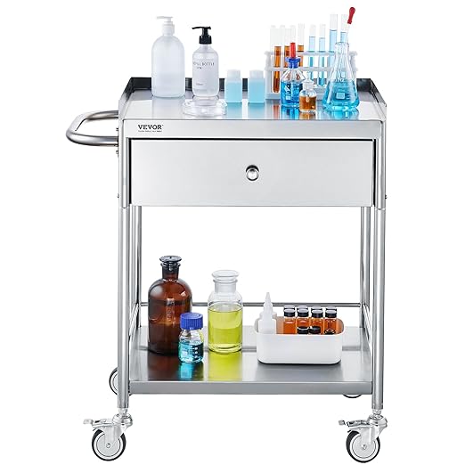 VEVOR Stainless Steel Utility Cart - Image 9