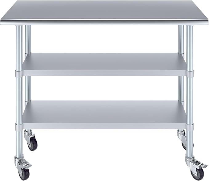 AmGood Stainless Steel Work Table - Image 2