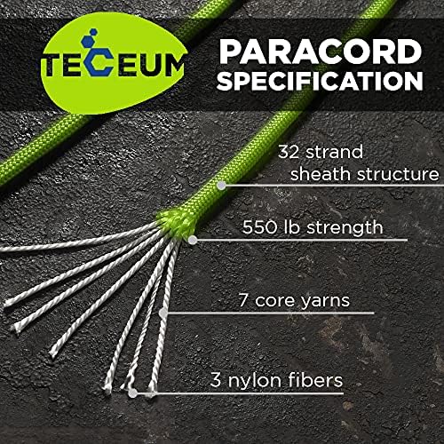 Paracord Rope 550 lb 4mm – Parachute Cord – Utility Camping Rope - Image 2