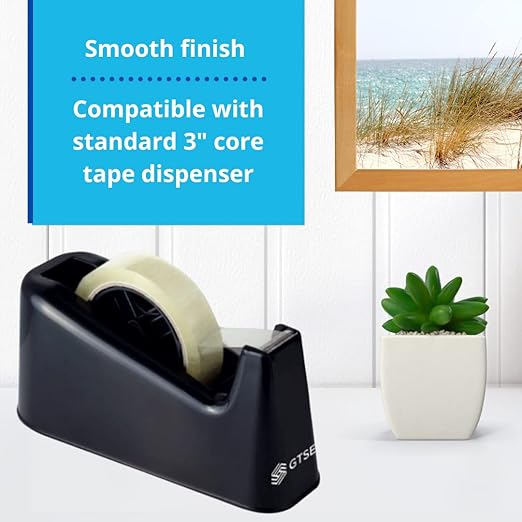 GTSE Premium Clear Tape, 1 inch x 217 feet, Strong Transparent Gift Wrap Tape - Image 4