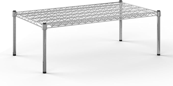 24''W x 42''L x 14''H Chrome Plated Wire Dunnage Rack | Off The Floor Storage by Regal+Altair