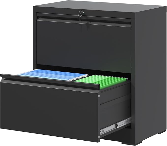 Lateral File Cabinets 2 Drawer, Metal Lateral Filing Cabinet by IKIMIMetalFurniture