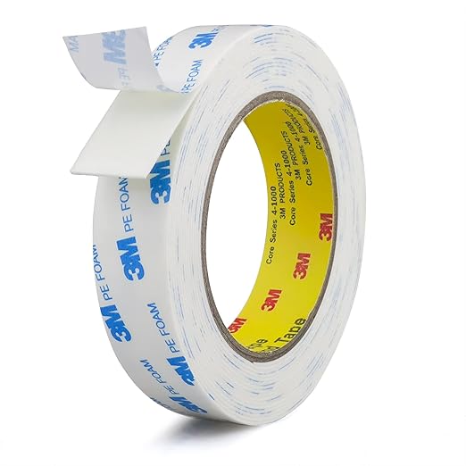 Double Sided Tape 1in x 16.5ft, Mounting Tape Heavy Duty, Removeable PE Foam by Doublesidedtape