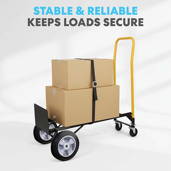 SIMPLI-Magic 2 in 1 Convertible Hand Truck and Dolly, 800LBS – Heavy-Duty - Image 6