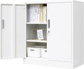 BESFUR Metal Storage Cabinet 36" H, Garage Storage Cabinet by BESFUR