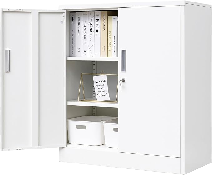 BESFUR Metal Storage Cabinet 36" H, Garage Storage Cabinet by BESFUR