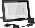 200W LED Flood Light Outdoor, 20000LM Bright Plug-in Flood Lights by ZAROVS