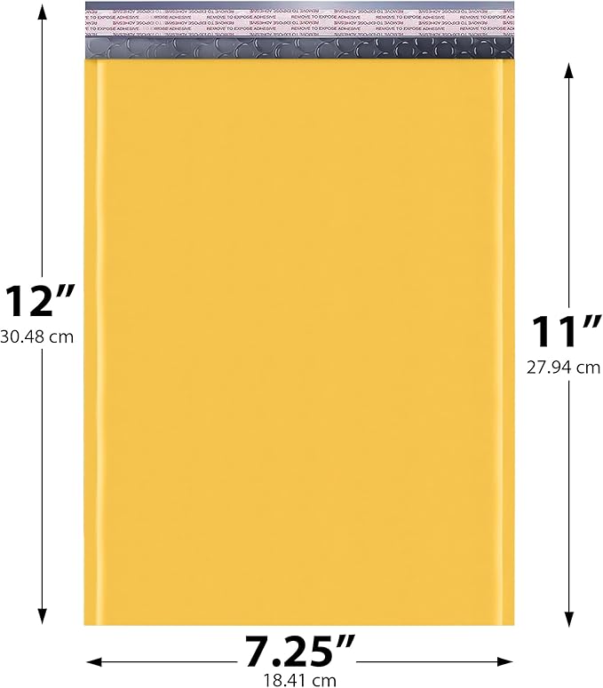 Kraft Bubble Mailers 7.25x12 inch #1 | Self Seal Padded Envelopes | Cushioned - Image 2