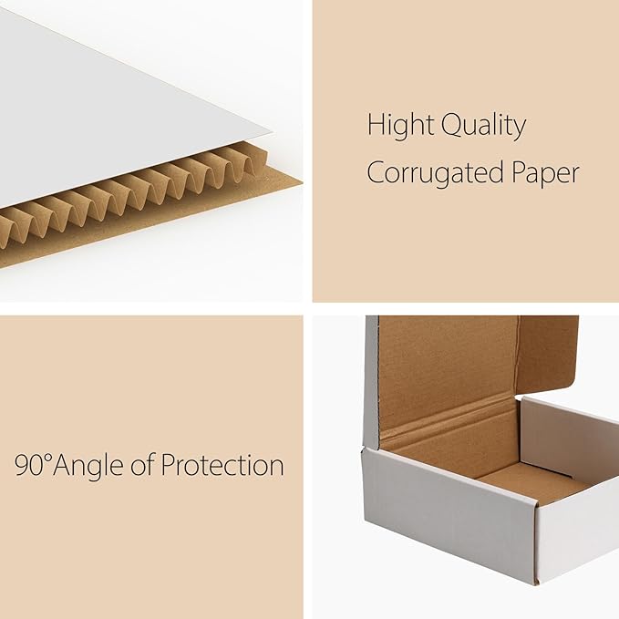 RLAVBL 6x6x2 Shipping Boxes Set of 50, Mailer Box - Image 3