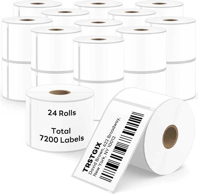 Compatible DYMO 30256 Direct Thermal Shipping Labels, Large Barcode & Address by Unknown